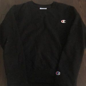 Champion Oversized Black Sweatshirt